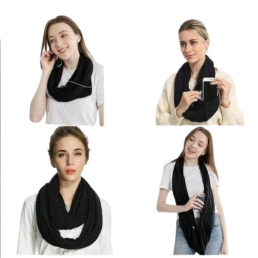 Beyond Yoga Pocket Infinity Scarf - Picture 2 of 13